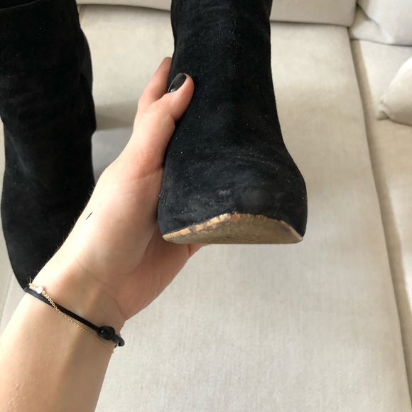 Salvatore Ferragamo high heel suede boots - Picture 6 of 7